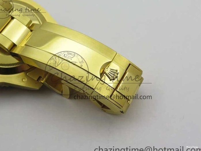 MiroTime 1223 Unisex Submariner 41mm 126618 LB YG EWF Blue Dial on YG Bracelet A 2615